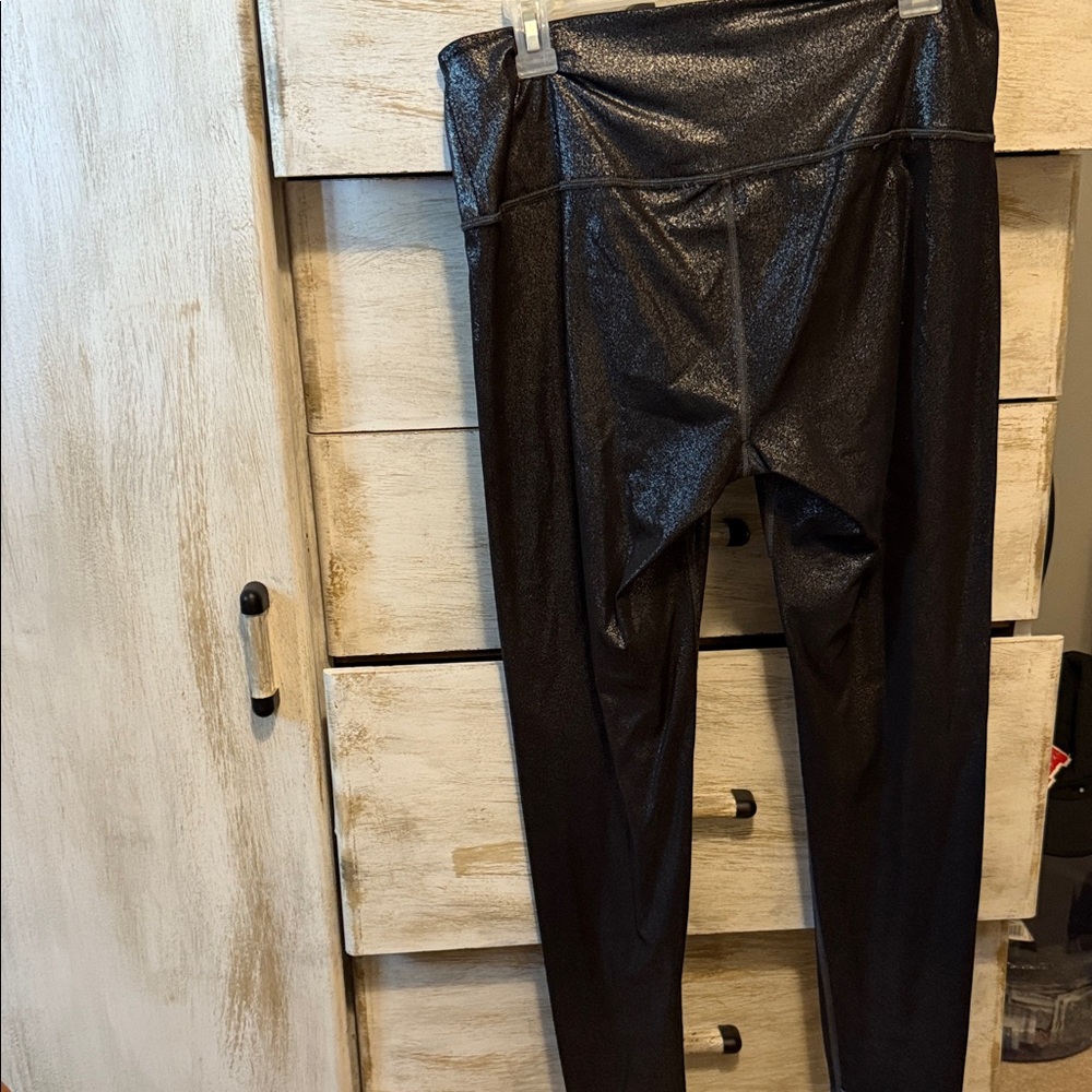 Victoria's Secret Black Shimmer Jeggings